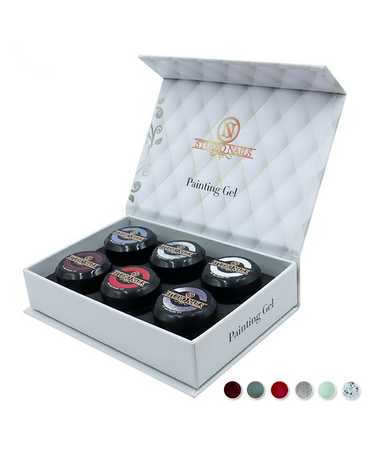 STUDIO NAILS PAINTING GEL 6 TONOS COLECCION B