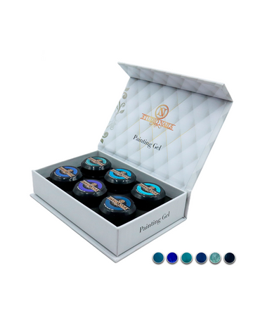STUDIO NAILS PAINTING GEL 6 TONOS COLECCION F