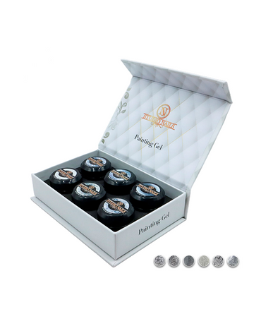 STUDIO NAILS PAINTING GEL 6 TONOS COLECCION H