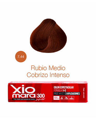 XIOMARA 300 7.44 RUBIO COBRE INTENSO - El Palacio De La Belleza