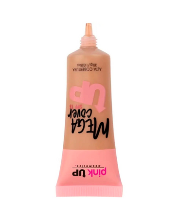 PINK UP MEGA COVER MAQUILLAJE LIQUIDO PKC400 DEEP BEIGE