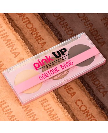 PINK UP PALETA CONTOUR BASIC POLVO PKP600
