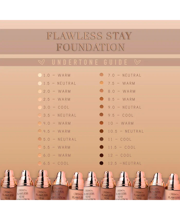 BEAUTY CREATIONS FLAWLESS STAY FOUNDATION 30 ML. FS 9.0
