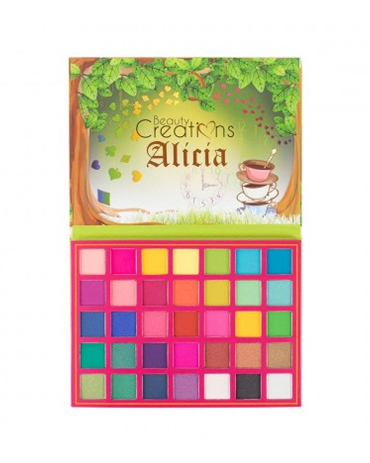 BEAUTY CREATIONS ESTUCHE DE SOMBRAS C/35 TONOS #BCE14 ALICIA