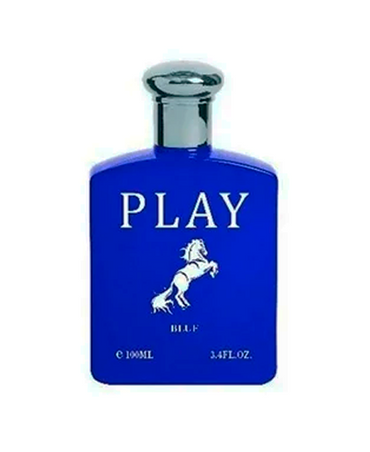 EBC PLAY BLUE EAU DE PARFUM SPRAY 100 ML. INSPIRED POLO BLUE BY RALPH LAUREN