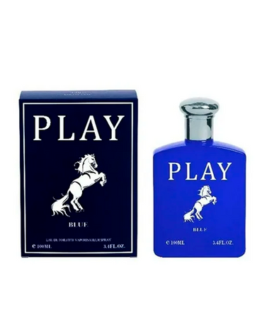 EBC PLAY BLUE EAU DE PARFUM SPRAY 100 ML. INSPIRED POLO BLUE BY RALPH LAUREN