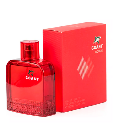 EBC COAST ROUGE EAU DE TOILETTE SPRAY 100 ML. INSPIRED BY LACOSTE RED