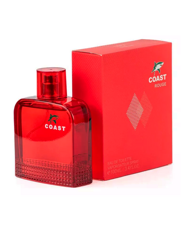 EBC COAST FOR MEN EAU DE TOILETTE 100 ML. INSPIRED BY LACOSTE ROUGE