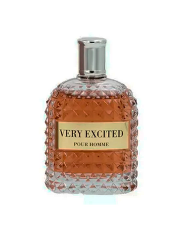 EBC VERY EXCITED POUR HOMME EAU DE TOILETTE SPRAY 100 ML. INSPIRED BY VALENTINO UOMO