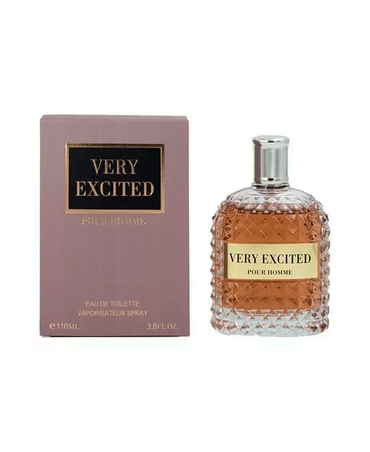 EBC VERY EXCITED POUR HOMME EAU DE TOILETTE SPRAY 100 ML. INSPIRED BY VALENTINO UOMO