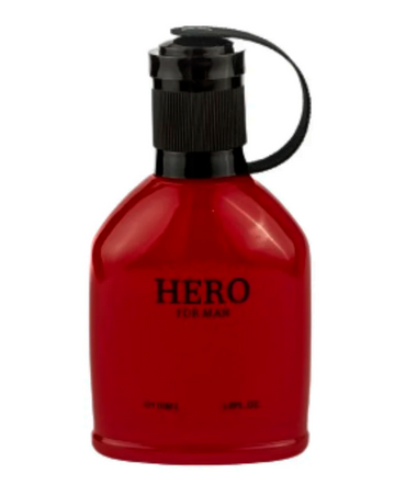 EBC HERO FOR MEN RED EAU DE TOLILETTE SPRAY 100 ML. INSPIRED HUGO BOSS