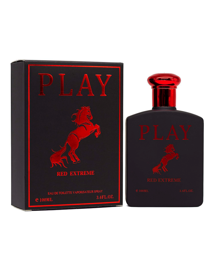 EBC PLAY RED EXTREME EAU DE TOILETTE 100 ML.INSPIRED POLO RED EXTREME BY RALP L