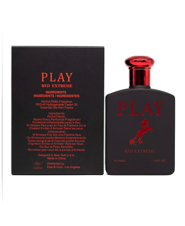 EBC PLAY RED EXTREME EAU DE TOILETTE 100 ML.INSPIRED POLO RED EXTREME BY RALP L