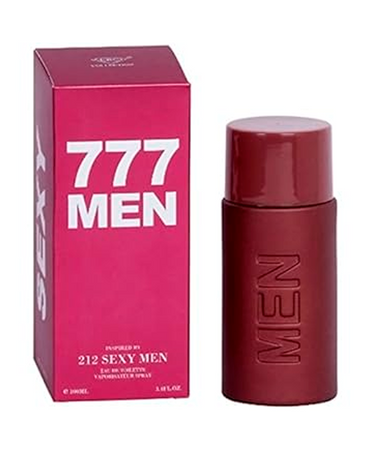 EBC 777 MEN SEXY EAU DE TOLILETTE SPRAY 100 ML. INSPIRED 212 SEXY MEN
