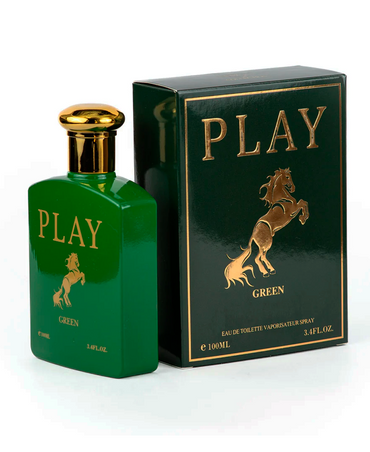 EBC PLAY GREEN EAU DE TOILETTE 100 ML. INSPIRED POLO GREEN BY RALPH LAUREN