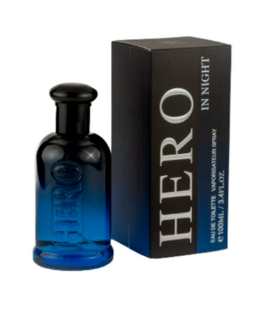 EBC HERO IN NIGHT EAU DE TOILETTE 100 ML. INSPIRED BY HUGO BOSS BOTTLED NIGHT