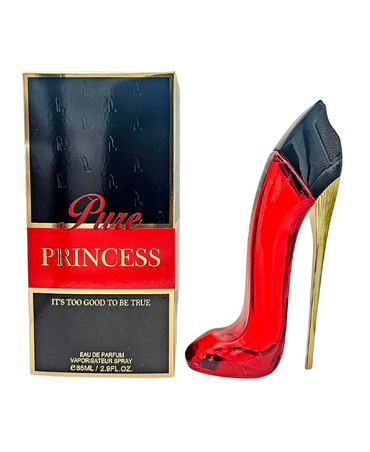 EBC PURE PRINCESS RED & BLACK ITS TOO GOOD TO BE TRUE EAU DE PARFUM SPY.100 ML.
