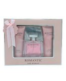 EBC ROMANTIC FOR WOMAN SET EAU DE PARFUM/BODY LOTION /SHOWER GEL