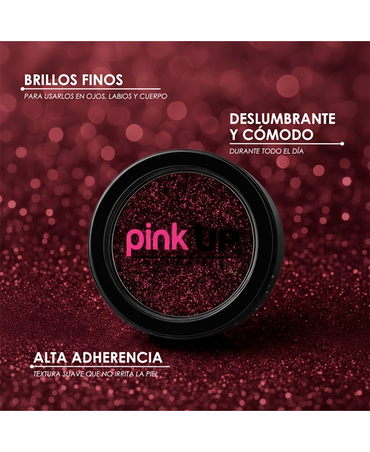 PINK UP GLITTER EYE SHADOW PKG06 BURGUNDY