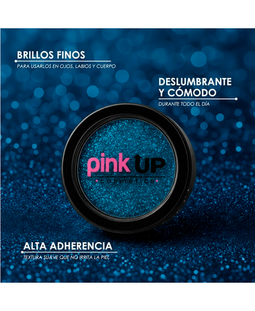 PINK UP GLITTER EYE SHADOW PKG08 BLUE SKY