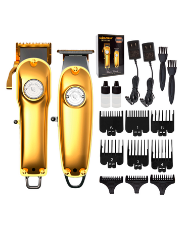 GLOBUSMAN COMBO MASTER MAQUINA CORTE Y RECORTADORA GOLD/SILVER 62000CT