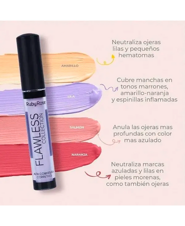 RUBY ROSE FLAWLESS CORRECTOR HB-8090 TONO 5 ORANGE