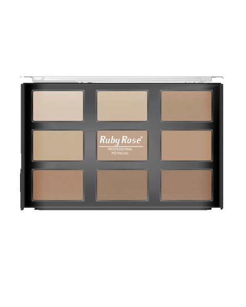 RUBY ROSE PALETA CONTORNOS EN POLVO HB7208 – El Palacio De La Belleza
