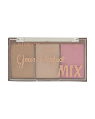 RUBY ROSE YOUR PERFECT MIX TRIO HB-6110 COLOR#1  RUBOR/ ILUMINADOR