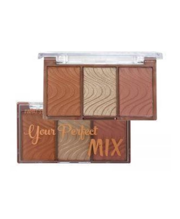 RUBY ROSE YOUR PERFECT MIX TRIO HB-6110 COLOR#2   RUBOR/ ILUMINADOR
