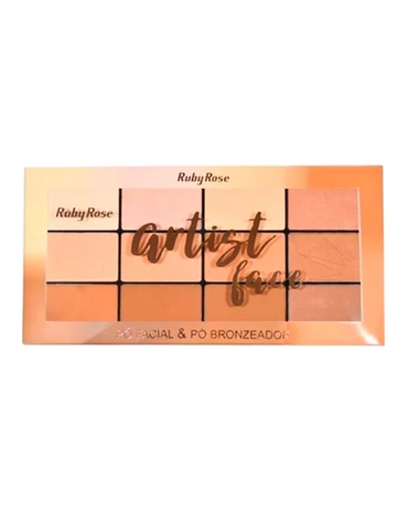 RUBY ROSE PALETA CONTORNOS EN POLVO HB7218