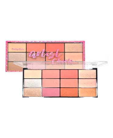 RUBY ROSE PALETA RUBORES 12 TONOS HB7219