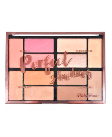 RUBY ROSE PERFECT SHADING 3 BLUSH 3 HIGHLIGHTER 3 BRONZER HB-7220