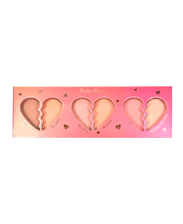 RUBY ROSE PALETTE CONTOUR/BLUSH/HIGHLIGHTER 6 TONOS HB-7520 (R)