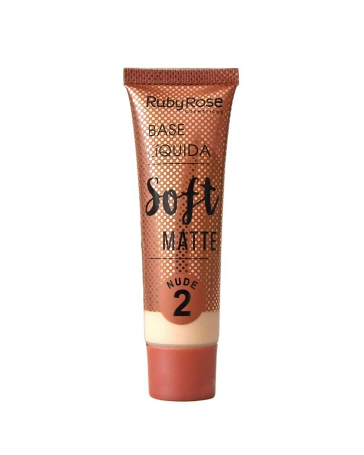 RUBY ROSE LIQUID FOUNDATION SOFT MATTE NUDE #2 HB-8050/1