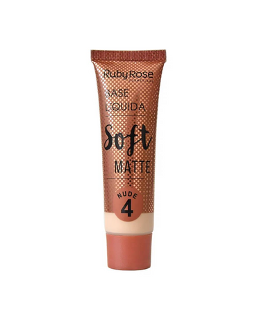 RUBY ROSE LIQUID FOUNDATION SOFT MATTE NUDE #4 HB-8050/1