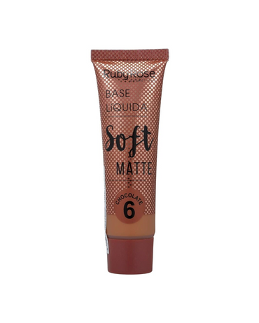 RUBY ROSE LIQUID FOUNDATION SOFT MATTE CHOCOLATE #6 HB-8050/3