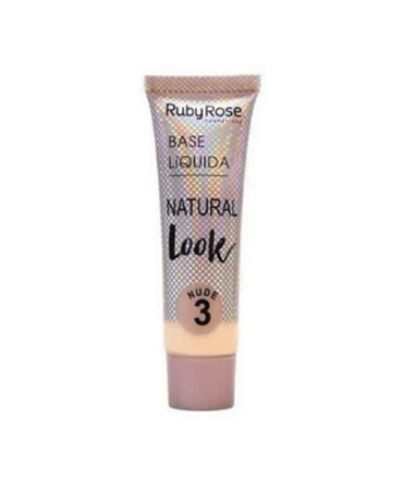 RUBY ROSE NATURAL LOOK BASE LIQUIDA NUDE #3 HB-8051/1
