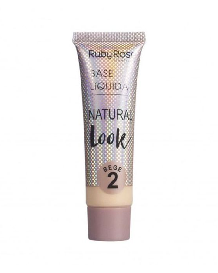 RUBY ROSE NATURAL LOOK BASE LIQUIDA BEIGE #2 HB-8051/2
