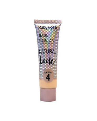 RUBY ROSE NATURAL LOOK BASE LIQUIDA BEIGE #4 HB-8051/2