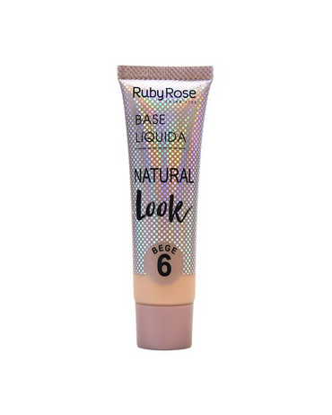 RUBY ROSE NATURAL LOOK BASE LIQUIDA BEIGE #6 HB-8051/2