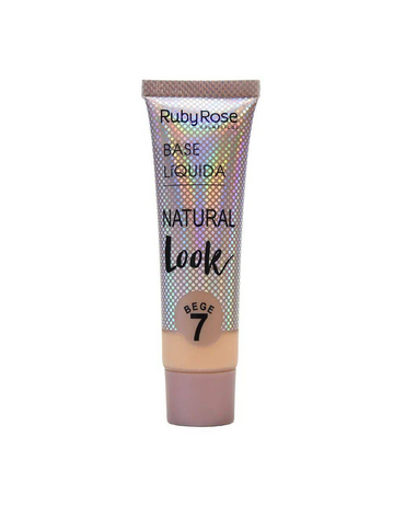 RUBY ROSE NATURAL LOOK BASE LIQUIDA BEIGE #7 HB-8051/2