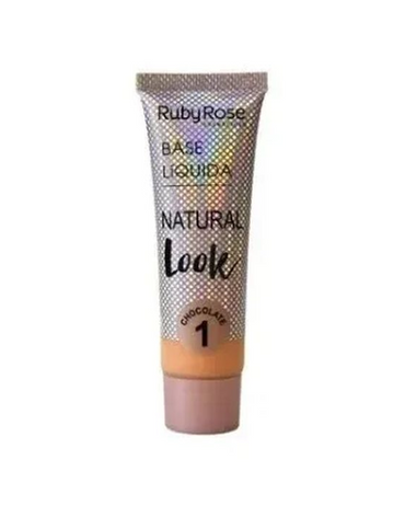 RUBY ROSE NATURAL LOOK BASE LIQUIDA CHOCOLATE #1 HB-8051/3