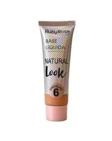 RUBY ROSE NATURAL LOOK BASE LIQUIDA CHOCOLATE #6 HB-8051/3