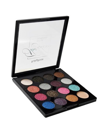 RUBY ROSE THE GLOW PALETA SOMBRAS 15 TONOS /1 BASE HB-1016