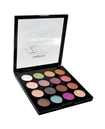 RUBY ROSE PALETA SOMBRAS 15 TONOS /1 BASE HB-1020