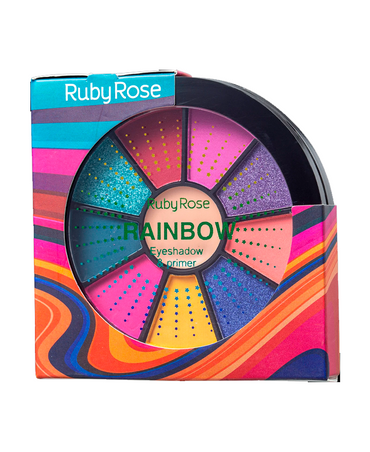 RUBY ROSE RAINBOW KIT 9 SOMBRAS+ 1 PRIMER HB-9986/1