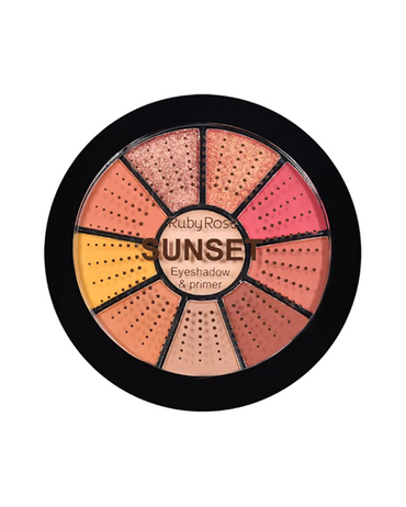 RUBY ROSE SUNSET KIT 9 SOMBRAS+ 1 PRIMER HB-9986/3