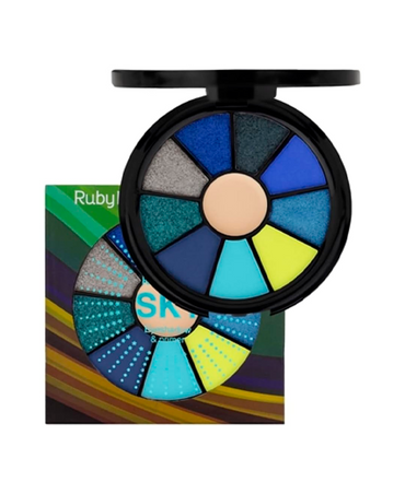 RUBY ROSE SKY KIT 9 SOMBRAS+ 1 PRIMER HB-9986/5
