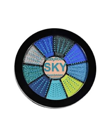 RUBY ROSE SKY KIT 9 SOMBRAS+ 1 PRIMER HB-9986/5