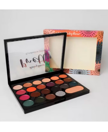 RUBY ROSE PRETTY PALETA SOMBRAS 22 TONOS /1 BASE HB-1006